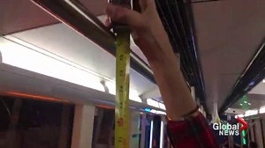 Too tall to handle: new Azur metro cars feature handles many can’t reach
