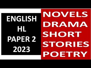 FINAL REVISION GRADE 12 ENGLISH HL PAER 2 novels, drama, short stories and poetry [THUDEREDUC]