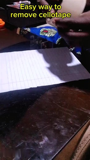 How to remove cellotape from your book #fyppp #diy #hack #explore