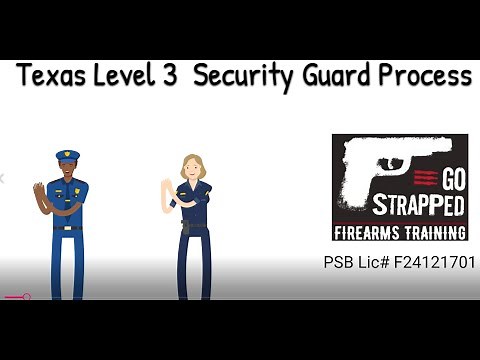 Texas Level 3 Security Guard License Process
