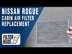 How to Replace Cabin Air Filter 2012 Nissan Rogue AQ1114C