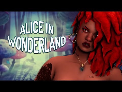 making sims inspired by Alice in Wonderland! + cc links :) | sims 4: create a sim