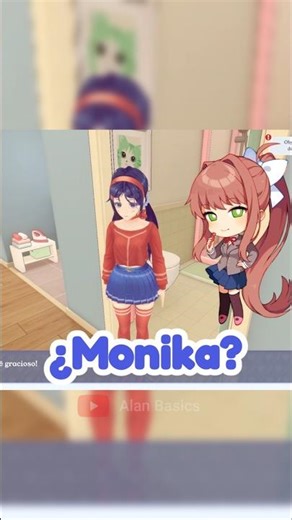 Mita opina sobre Monika!! 😳 #miside #dokidokiliteratureclub #mita #monika #videojuegos #español
