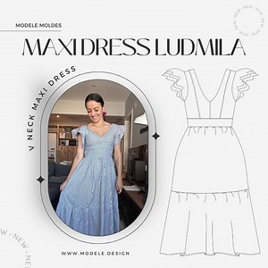 DRE001 Robe longue Ludmila - Etsy France