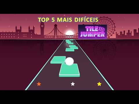 Os 5 níveis mais difíceis de Tile Jumper 3D