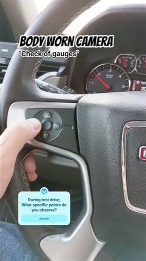 TEST DRIVE check of gauges and vehicle performance. #gmc