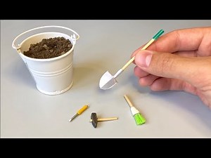 How to Make a Mini Building Tools - DIY Realistic Miniatures - Doll House