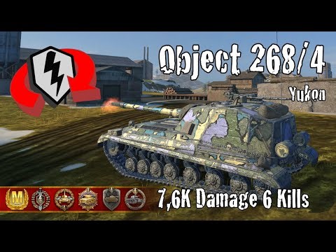 Object 268 Version 4 | 7,6K Damage 6 Kills | WoT Blitz Replays