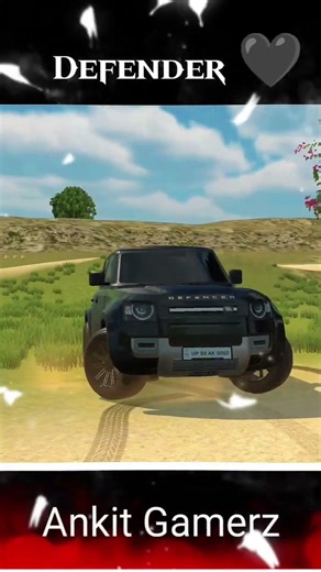 Defender off road 🖤|| Indian vehicle simulator 3D || #trending #viral #defender #games #youtube