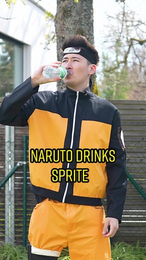 Naruto drinks Sprite #anime #naruto #kakashi #jiraiya #manga #fy