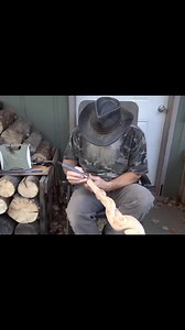 200K views · 5.7K reactions | Carving an Eastern Diamondback Rattlesnake Walking Stick. #asmrwoodworking #carvingvideo #woodart #handmadejewelry #woodcarving | WoodArts | Facebook