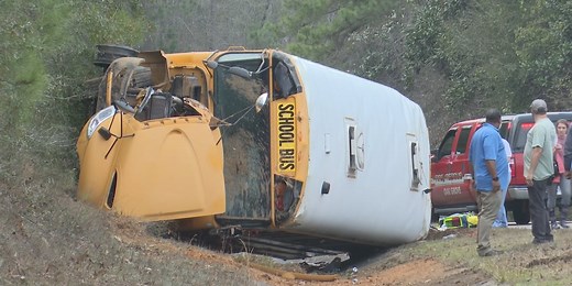 UPDATE: Crash report says MCPSS bus driver fell asleep while driving
