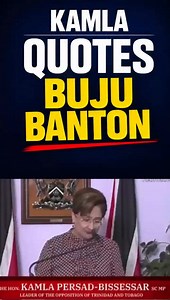 Kamla woulda say anything and quote anybody to get into office, oui. Hear as she waxes Buju lyrics… Oh how things change so quickly…. | Randall Mitchell