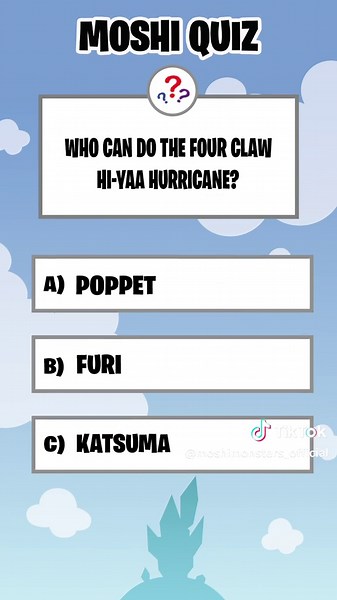 Moshi Quiz: Discover the 4 Claw Hi-yaa Hurricane Monster!