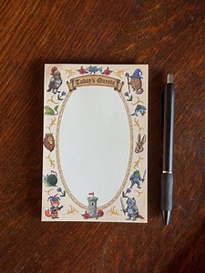 Medieval Notepad | 4"x6" Notepad, Medieval Marginalia, Weird Medieval Guys, Today's Quests, Medieval Stationery, Quest Notepad - Etsy