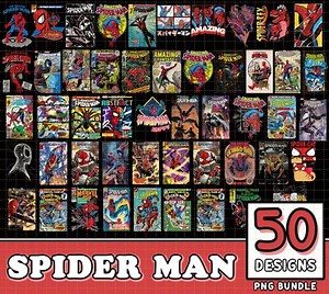 Spider Man Comic Bundle Png File | Spider 2099 Spider Punk and His Amazing Friends Png | Avengers Superhero Digital Download Gift for Boy - Etsy Canada