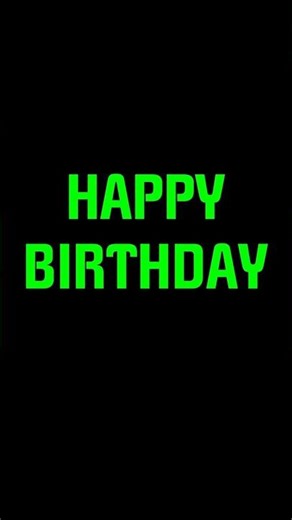 Happy Birthday Green Screen Effect 🎉 – Flying Text Overlay for Video Edits #vfx #overlay #text