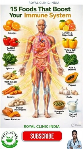 15 Foods That Boost Your Immune System 💪 | Best Immunity Boosting Foods #shorts #food #ytshorts