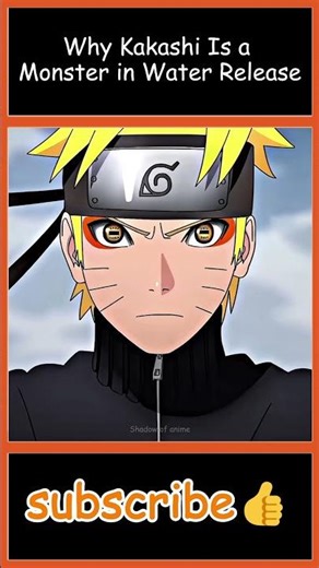 Why Kakashi Is a Monster in Water Release 🤔|| #animetelugu #teluguanimecommunity #narutotelugu