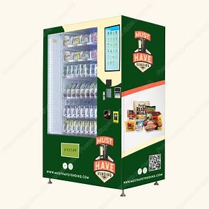 [Hot Item] Focusvend Automatic Combo Snack Burger Vending Machine LED Light with Cooling System Custom
