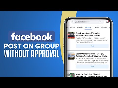 How To Post On Facebook Group Without Admin Approval (2025) Easy Tutorial