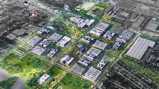 Walmart's new home office promises 12 office buildings, 9 parking decks, 2 lakes