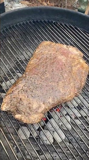 Flank Steak | weber kettle | charcoal