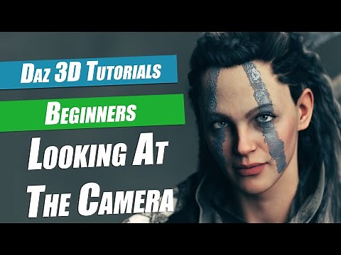 Daz 3D Beginners Tutorial : How To Point Eyes At The Camera
