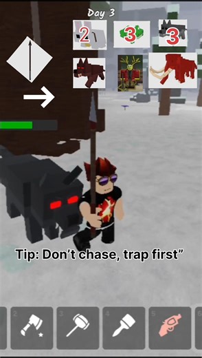 Too Much Damage 😱 | 99 Nights Survival #roblox