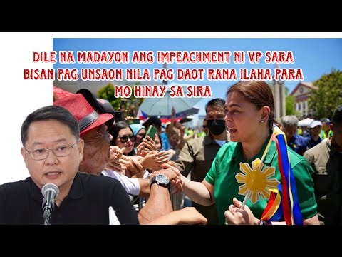 WALA NA PALA PAG ASA MA IMPEACH SI SARA PANINIRA LANG PALA ANG LAHAT