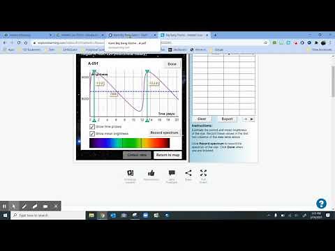 Hubble's Law Gizmo - Part A