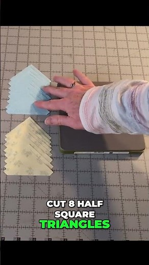 How to Sew an 8" Sawtooth Star Quilt Block (Accuquilt)