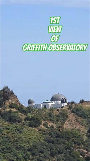 My First View | Griffith Observatory | #shorts #travel #california