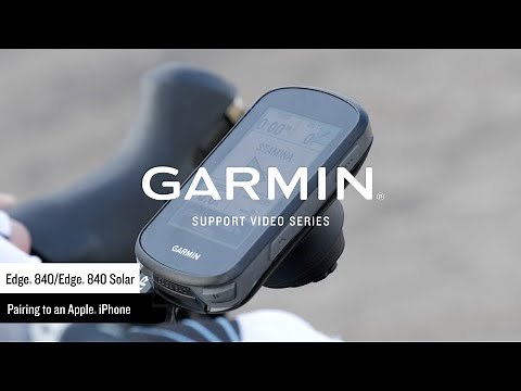 Garmin Support | Edge® 840 Series | Pairing with the Garmin Connect™ App (Apple®)