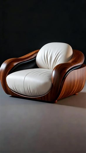 Who knows! This black walnut sofa makes my home become an art exhibition hall # home aesthetics # furniture design # organic wind furniture # black walnut # leather sofa