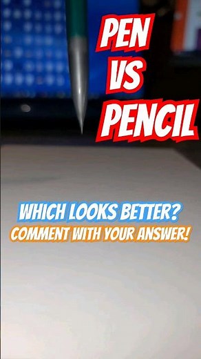 DROP TEST!?! WHICH IS BETTER🤔? Pen vs Mechanical Pencil | #shorts #slowmotion #drop