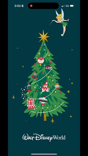 A Disney Surprise ✨ #disneychristmas #tinkerbell #disneyshorts #disneyworld #shorts #tinkerbell #wdw