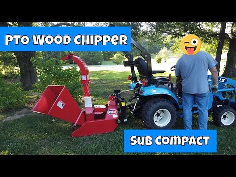 My First Try PTO Wood Chipper Shredder from Titan Attachments