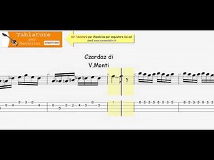 Mandolino Tablature Czardas.
