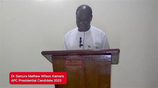 95K views · 4.2K reactions | Dr SAMURA MATTHEW WILSON KAMARA ADDRESSES THE NATION ON THE IMPLEMENTATION OF THE CROSS-PARTY AGREEMENT FOR NATIONAL UNIITY. | Samurakamara2023 | Facebook