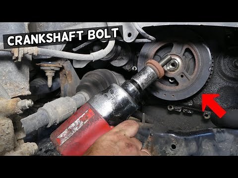 CRANKSHAFT PULLEY AND BOLT REMOVAL GET LOOSE MAZDA 2 3 5 6 CX-7 CX-9 CX-3 CX-5 MX-5 MIATA