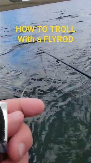Fly Fishing from a float tube with a sinking fly line how to troll and set the hook