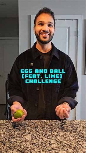 Anvi on Instagram: "Egg and Ball Challenge! We ended up making Limeade #egg #ball #lime #challenge #couplevideos #trending"