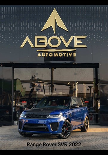 Range Rover SVR Model 2022 - 47,405 KM – Estoril Blue X Pimento/Ebony Bold lines. Timeless luxury. - 5.0L Inline 8-cylinder Turbo | 575 HP - 700 Nm of Torque - 8-speed ZF 8HP70 Transmission - Front Wheel Drive - 0–100 km/h in 4.5 seconds | Top Speed: 283 km/h - Pixel LED Headlights - Panoramic sunroof - Carbon Fiber Folding Mirrors - Blind Spot - Two Tone Leather Seats RedXBlack - Electric Seats with Memory - 4 Zone Air Conditioning - Carbon Fiber Trim - Ambient Light - Meridian Sound System - 2