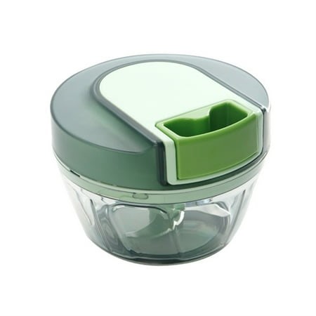 Food Chopper Manual Vegetable Grinder Pulling Out String Dried Fruit Crusher Shredding Onion Cutter Peanut Mash Grinder for Veggies Ginger Fruits Nuts Herbs Dark and light green 400ml - Walmart.ca