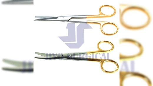 Mayo Scissors Set Stainless Steel Surgical Instruments Curved and Straight Scissors for Tissue Dissection