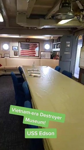 Wardroom tour on the USS Edson! #militaryhistory #usnavy #military #history #ussedson