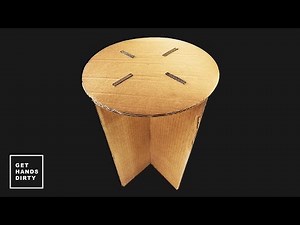 Dismountable Cardboard Stool // Flash Project