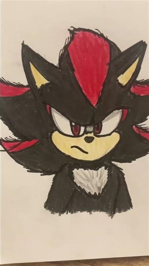 Shadowman the hedgehog #sonicthehedgehogmovie3 #drawing