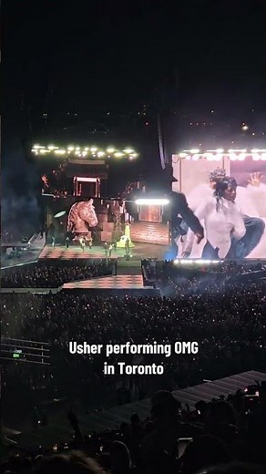 Usher Performing OMG Live in Toronto #usher #omg #toronto